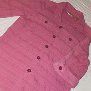 Baxter & Wells Womens LG Button Down Dress Shirt